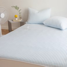 shez Home Frost緹花涼感墊, 涼感墊, 藍色