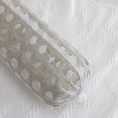 리빙몽드 쿨쿨 대나무 죽부인 격자 대나무 + 커버, 화이트