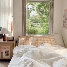 모디시 노르딕 창문 풍경 인테리어 벽 태피스트리 패브릭 포스터, LS-CDDF-14