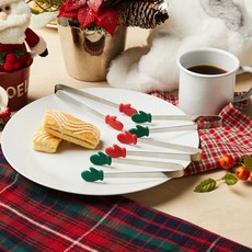 모던하우스 메리 크리스마스 실리콘 손모아 장갑 집게 2p x 2종 세트, 1세트, 레드, 그린