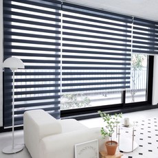 Nuguna 基本款斑馬簾 冷色調