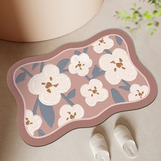 Witherhome 圓圓花園防滑地墊, 粉紅色, 1個