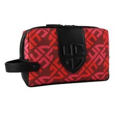 HENRY STUART 首字母會徽高爾夫球袋, 會標酒紅