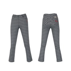 Ferra US 女士高爾夫格紋喇叭羊毛褲 APYE8002SF1