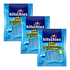 hitschies 希趣樂 藍色酸味龍軟糖, 3個, 125g