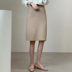 myseason 女款H字5分中長裙