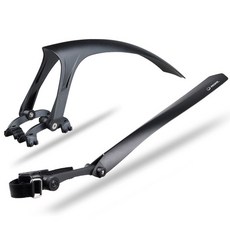 RBRL 道路擋泥板前 + 後設置 RL-770, 黑色的, 1套