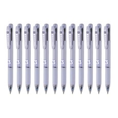 monAmi Flip3 多功能筆 0.7mm, 12個, 薰衣草色 (黑 + 藍 + 紅)