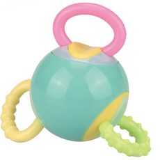 SkySunstar 柔軟扭結3圈磨牙棒 huanhe0110, 混和顏色, 1個