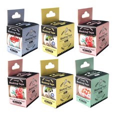 2Youngdesign 裝飾膠帶 30mm, 隨機發貨, 6個
