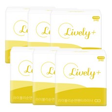 Lively 3D立體防漏超薄護墊, 一般型(15.5cm), 20片, 6包