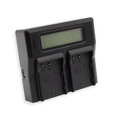 CUBEMOA Panasonic DMW-BLF19 相容雙槽快速充電器, CU-C141, 1個