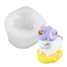 Rosa可愛獨角獸矽膠模具 星星, 紫色