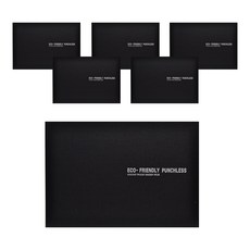 ECO Chungwoon 環保文件夾, 黑色, 6個