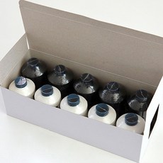 COTTONVILL 高級縫紉線 45號款 1700m 2色 各5入, 黑色+白色, 10捲