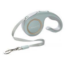 KimPets Pastel Pet 寵物反光環自動牽繩, 薄荷綠, 1個