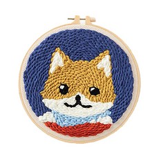 펀치니들 프랑스 자수 취미 DIY 키트, 1세트, 040