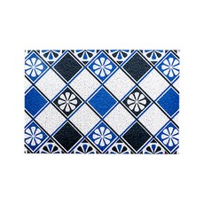 北歐風奢華花紋PVC玄關門墊, 15