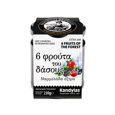캔딜라스 과일잼 6종 산속과일, 230g, 1개