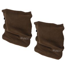 INCONTRO 刷毛頸圍 2件組, 卡其色, 2個