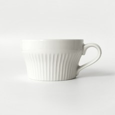 로코리빙 오르센 라떼 머그컵 350ml, 화이트, 1개