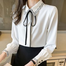 LUNA GIRL Robica綁帶襯衫