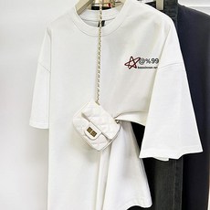 레몬소울 여성용 아펜 프린팅 반팔 티셔츠 06449