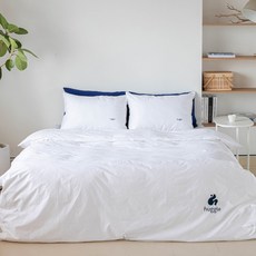 huggle 호텔식 고밀도면 80수 호텔이불커버 세트 퀸/킹