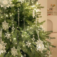 Ju and Ji 水晶冰柱裝飾品 31p 套組, 透明, 7種, 1套