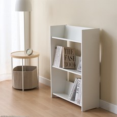 제우스가구 라인 DIY 책장, 올화이트, 3단