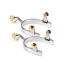 Naya Style馬術馬蹬 2入組 QN-139, 銀, 1套