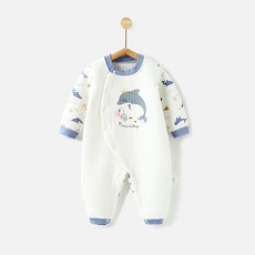 STARDOOR 海豚全按扣絎縫連身衣