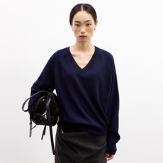 Oui mais non 女款 Bailey 羊毛 V領針織套頭衫