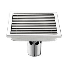 코쿼드 배수구 뚜껑 냄새 차단 트랩 라인크롬 SUS304, 1개