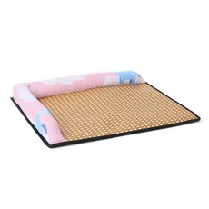 맘피스 소형 미니 고양이 강아지 쿨 매트, 핑크, 1개