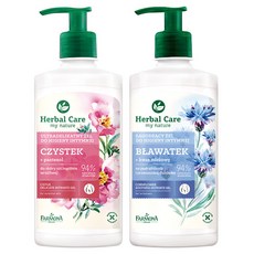 Pamona Herbal Care Intimate Gel Feminine Cleanser Cistus 330ml + 矢車菊 330ml 套組, 1套