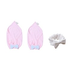 軟發巾 SG45 2p + 洗臉帶套組, 類型 2, 1套