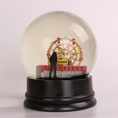 Rima117桌上室內裝飾雪花水球遊樂設施, 混色