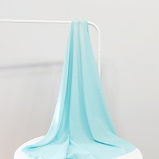 蝴蝶手藝厚實色彩交織緞面布料, 62 Baby Blue, 1件