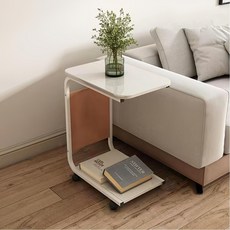 移動式邊桌, 白色