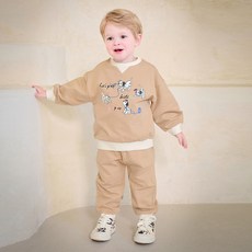 mollimelli 迪士尼男童101忠狗Bestie上下套裝