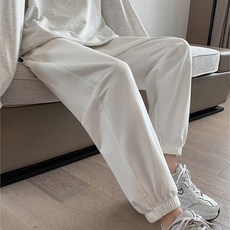 여성용 리아토브 밴딩 세미 와이드 롱 조거 팬츠 CH-2214062