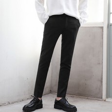 男款鬆緊西裝休閒褲