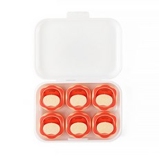 Market A寢具整理固定夾 6入+收納盒, 紅色的, 1套