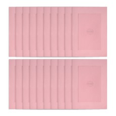 모노라이크 파스텔 컬러드 슬림 페이퍼 프레임 20p, 03 rose