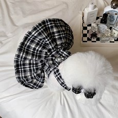 Wavydayz 寵物 Lottie 格紋粗花呢外套, 1個, 連身裙