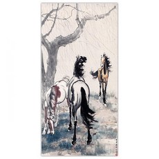 莉茲珍妮 室內裝飾用品 圖畫 東方畫 馬 09 K13727