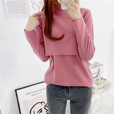 Damon 孕婦高領長袖上衣