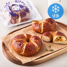 히피스랩 베이글 밤콩베이첼 2개입 (냉동), 270g, 1개