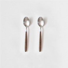 五體安泰身體雕塑木茶匙, 2個